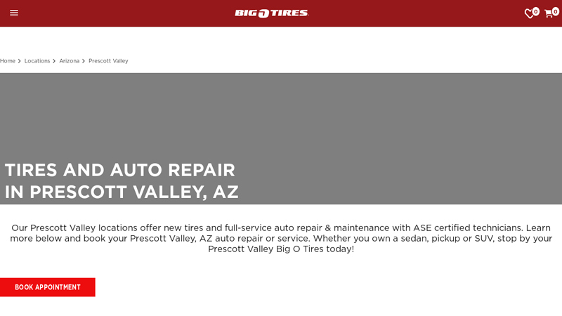Prescott Valley, AZ Auto Service & Tires auto parts prescott valley