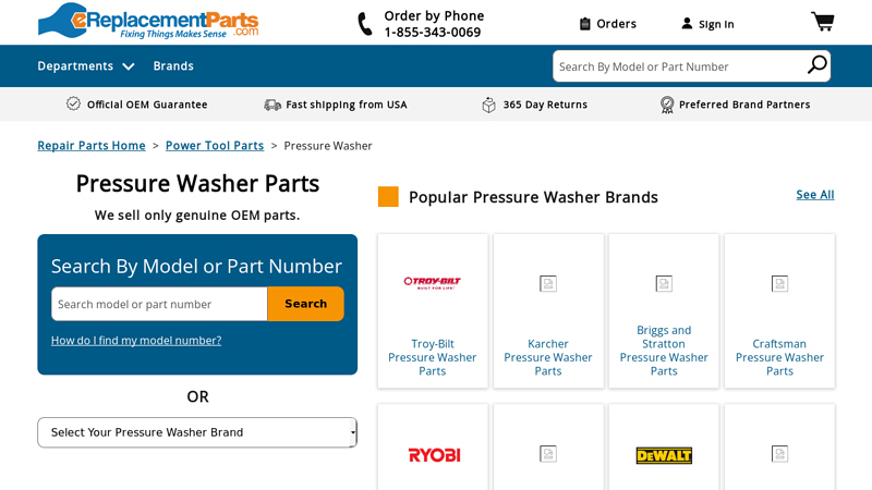 Pressure Washer Parts – Authentic OEM Parts honda pressure washer parts