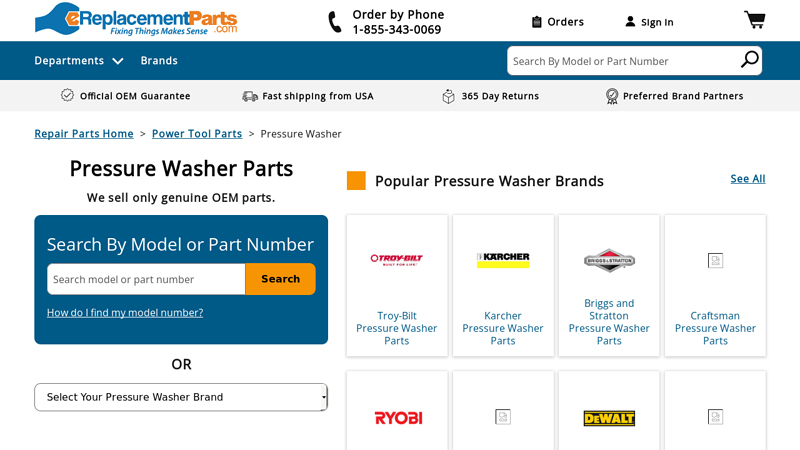 Pressure Washer Parts – Authentic OEM Parts honda pressure washer replacement parts