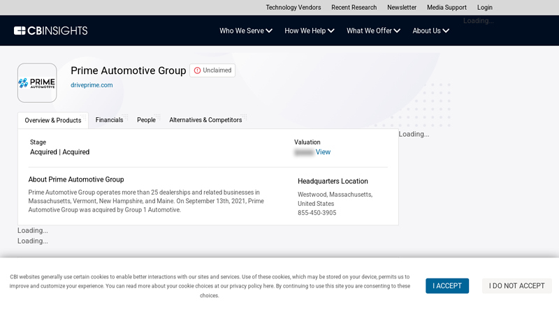 Prime Automotive Group auto parts prime inc