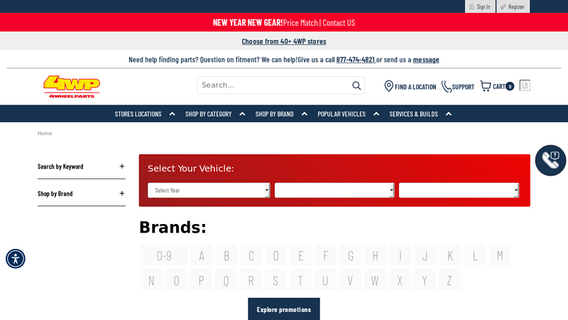 Product Brands 4 wheel parts-off road truck