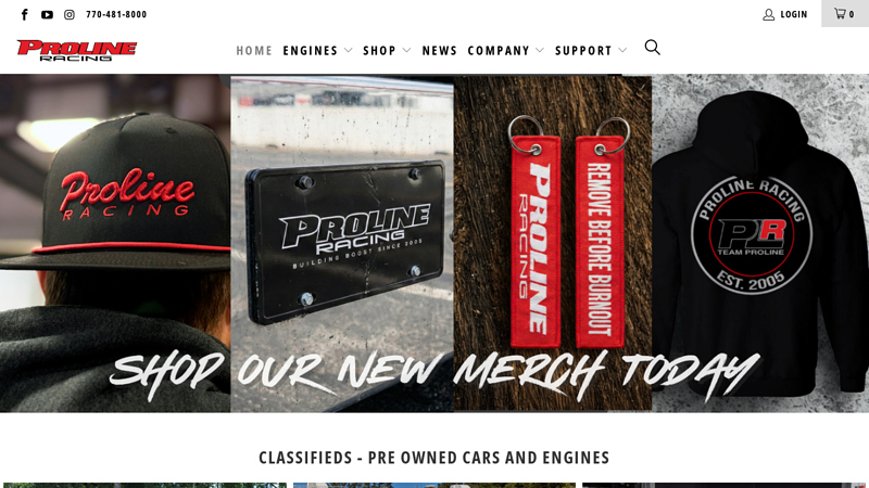 Proline Racing: Drag Racing Engines drag car parts for sale