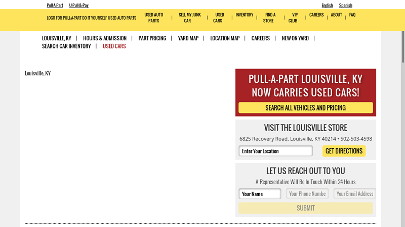 Pull pull a part louisville used cars