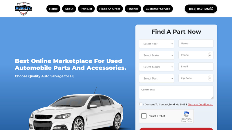 Quality Auto Salvage maryland junk yards auto parts