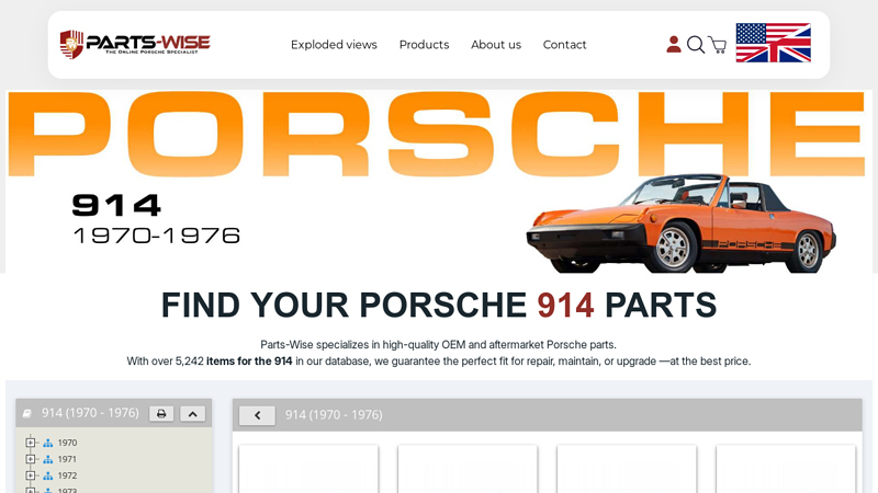 Quality parts for Porsche 914 porsche 914 auto parts