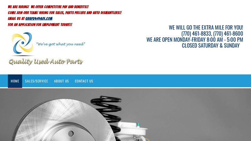 Quality Used Auto Parts used auto parts atlanta ga