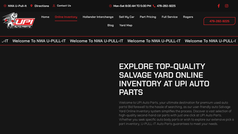 Quality Used Auto Parts u-auto-pull-it auto parts