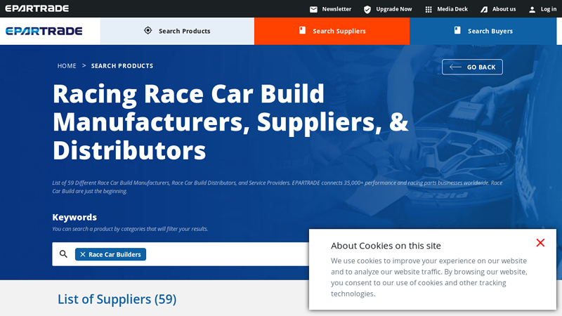 Racing Race Car Build Manufacturers, Suppliers, & Distributors racing parts auto