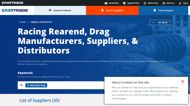 Racing Rearend, Drag Manufacturers, Suppliers, & Distributors drag car parts for sale