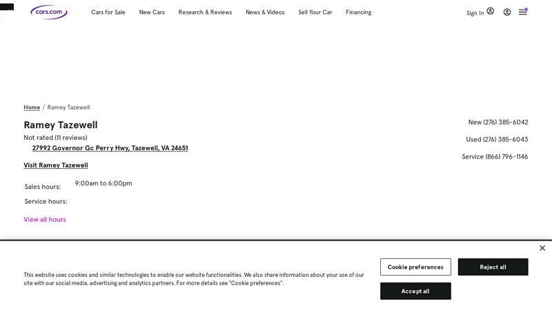 Ramey Tazewell ramey's used auto parts