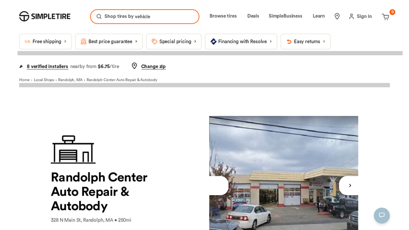 Randolph Center Auto Repair & Autobody auto parts randolph ma
