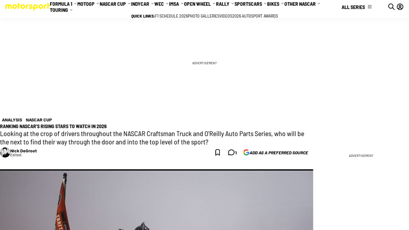 Ranking NASCAR's rising stars to watch in 2026 closest o reilly auto parts