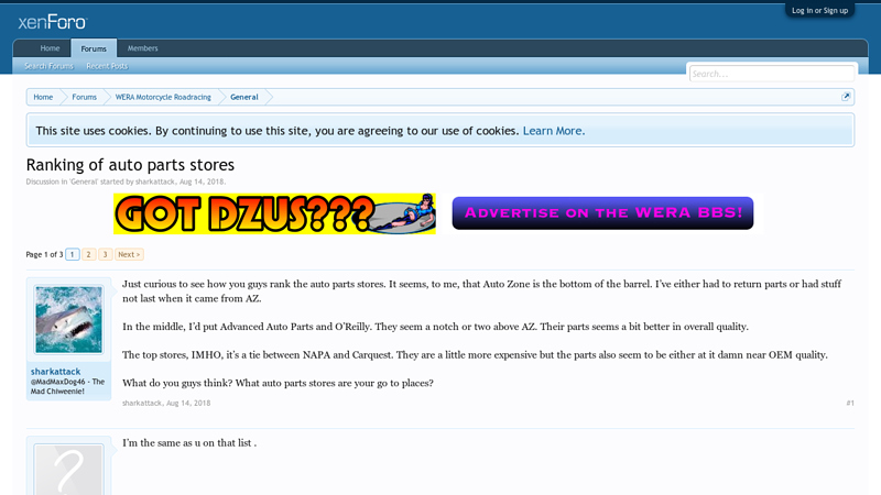 Ranking of auto parts stores auto zone parts near me