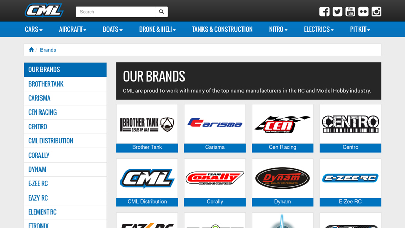 RC Brands & Manufacturers nitro rc truck parts