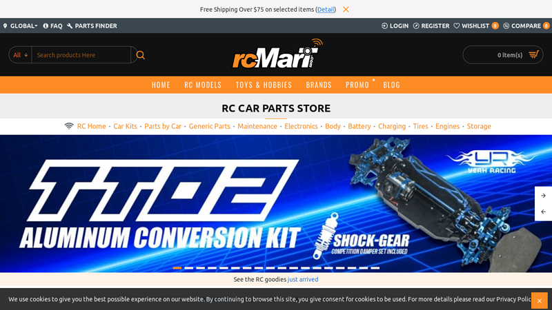 RC Car Parts Store remote control car parts near me