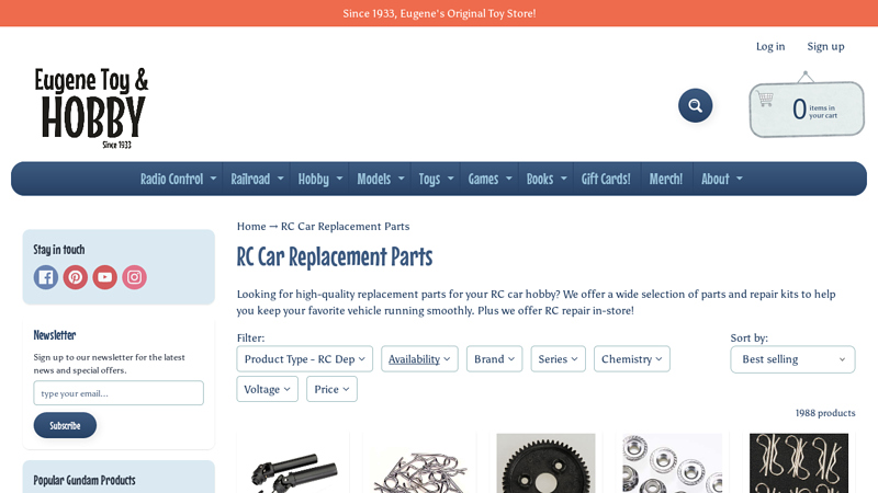RC Car Replacement Parts rc truck parts near me