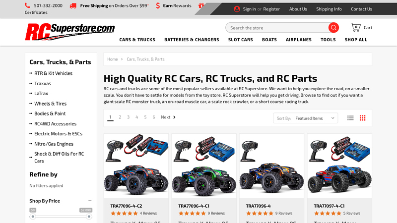 RC Cars radio control car parts
