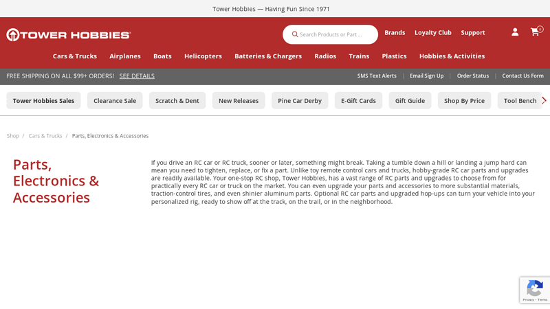 RC Parts, Electronics & Accessories remote control car parts near me