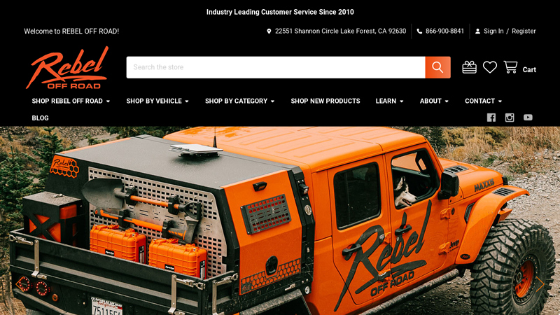 Rebel Off Road jeep truck parts