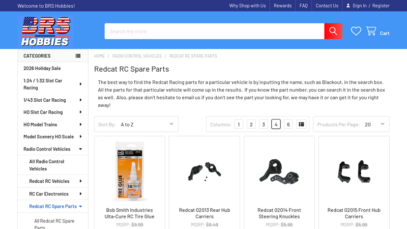 Redcat RC Spare Parts redcat rc car parts