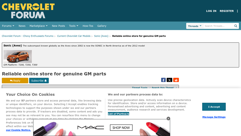 Reliable online store for genuine GM parts chevrolet truck parts catalog