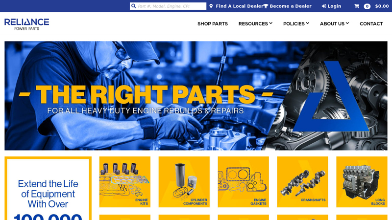 RELIANCE diesel truck parts