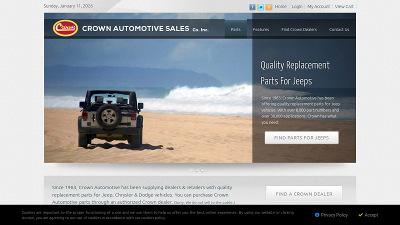 Replacement Parts for Jeeps, Chrysler & Dodge cj car parts