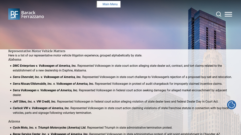 Representative Motor Vehicle Matters lindell auto parts