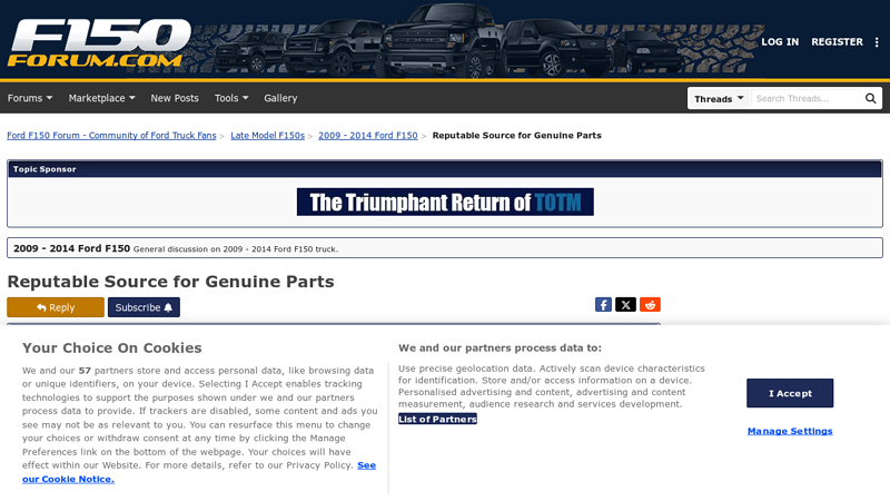 Reputable Source for Genuine Parts used ford truck parts