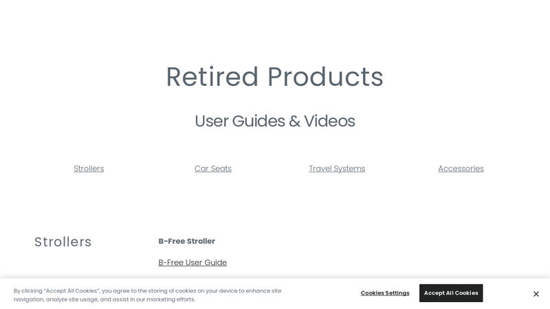 Retired Products britax car seat parts