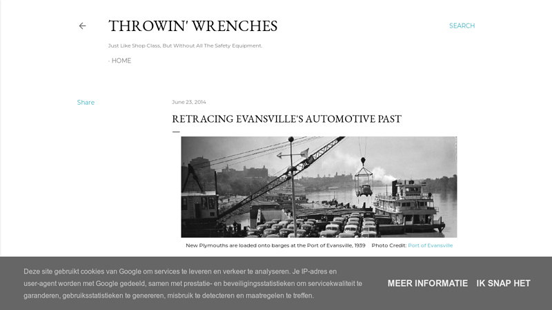 Retracing Evansville's Automotive Past car parts evansville