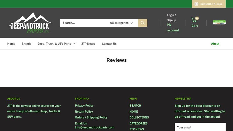 Reviews truck parts online