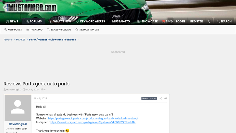 Reviews Parts geek auto parts geek parts auto.com