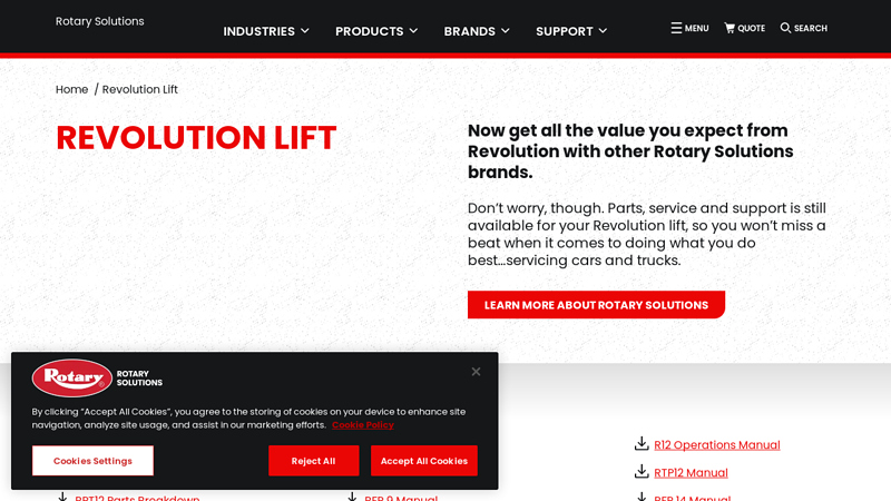 Revolution Lift revolution auto parts