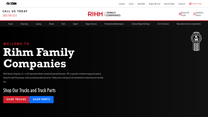 Rihm Family Companies kw truck parts