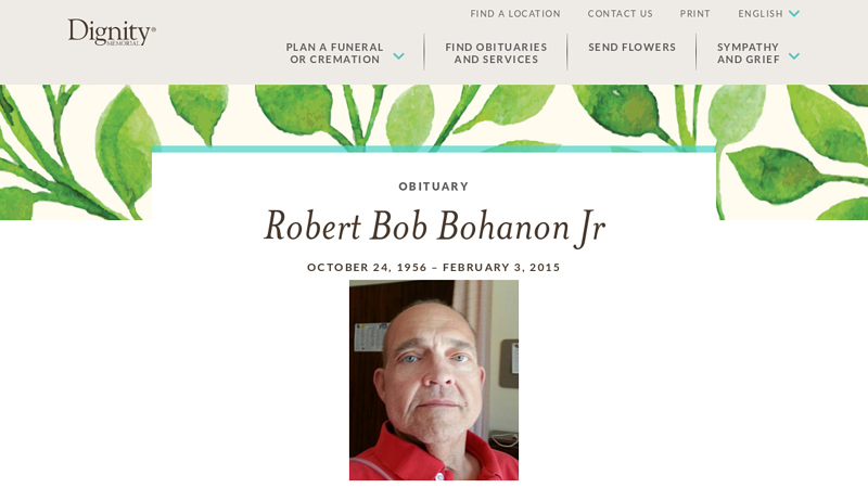 Robert Bohanon Jr Obituary bohanon auto parts