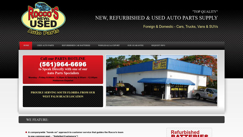 Rocco's New & Used Auto Parts rocco's auto parts