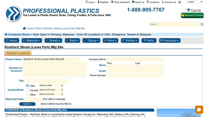 Rockford, Illinois (Loves Park) Mfg Site loves park auto parts