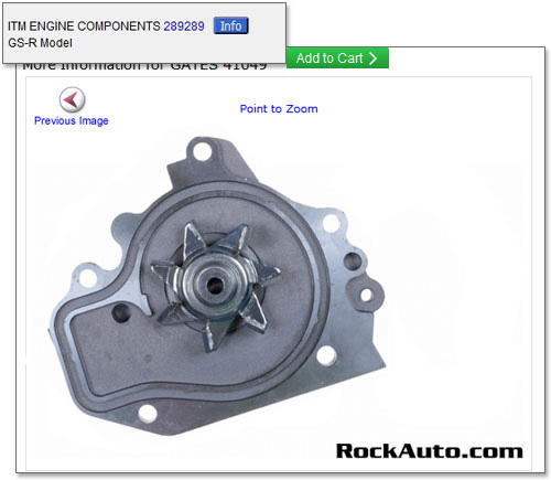 Rocks Auto Parts guide