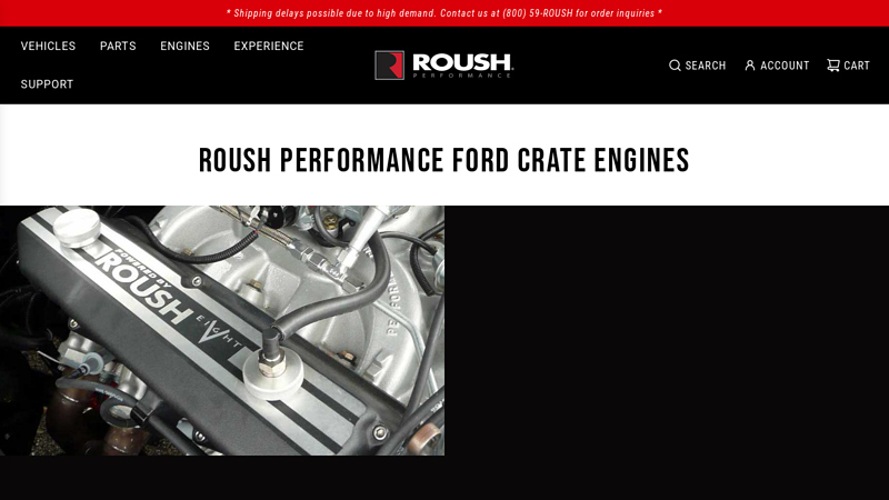 Roush Performance Ford Crate Engines ford fe engine parts