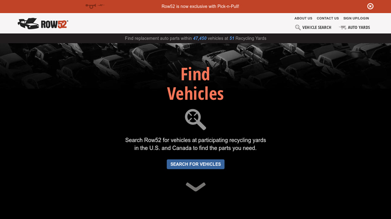 Row52 auto parts recycling