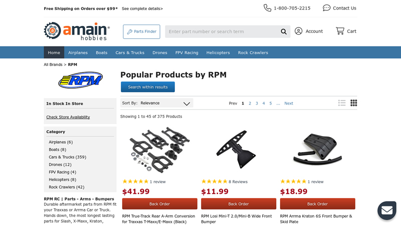 RPM RC rpm rc truck parts