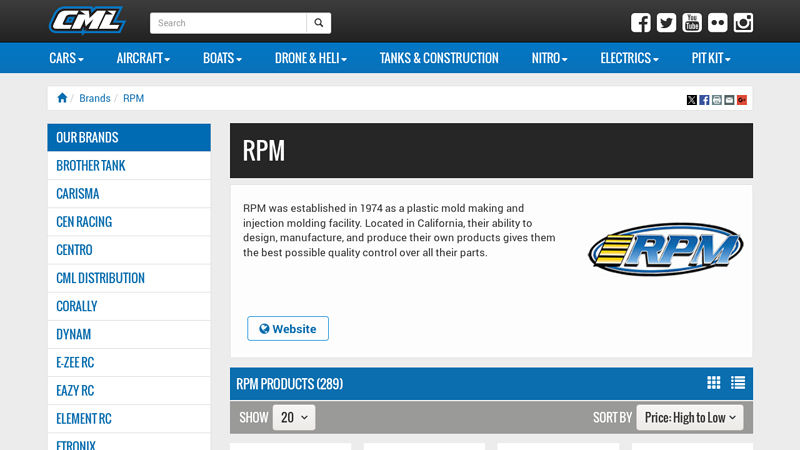 RPM RC Products rpm remote control car parts