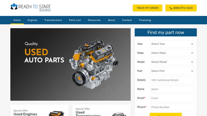 RTS Auto Parts 2nd hand auto parts