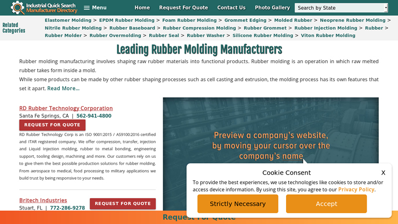 Rubber Molding Companies vintage car rubber parts