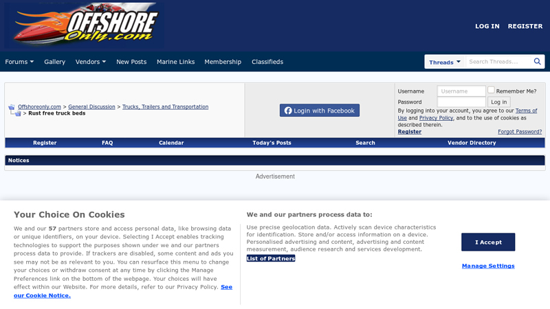 Rust free truck beds rust free truck parts