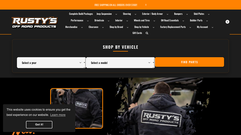 Rusty's Off off road car parts