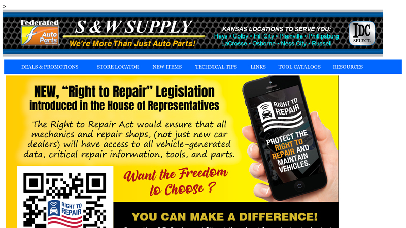 S & W Supply s and w auto parts