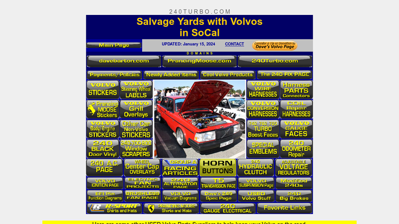 Salvage Yards with Volvos in Southern California pick your part chula vista east car parts