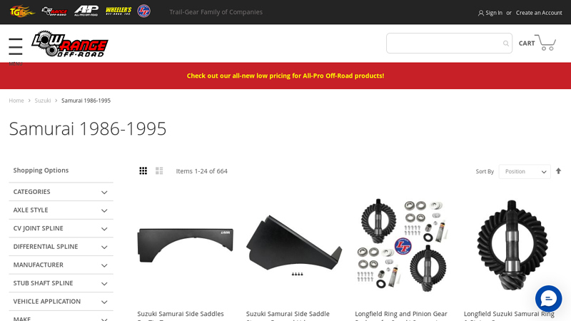 Samurai 1986 suzuki samurai auto parts